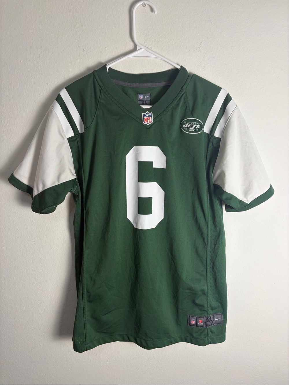 Nike NFL On Field Jets Sanchez #6 Jersey – Youth XL (18/20)